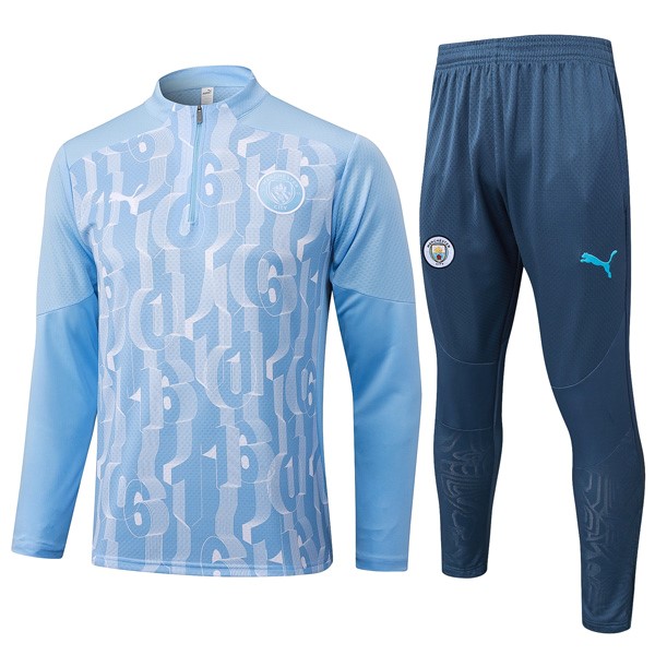 Sudadera De Training Manchester City 2024-2025 Azul